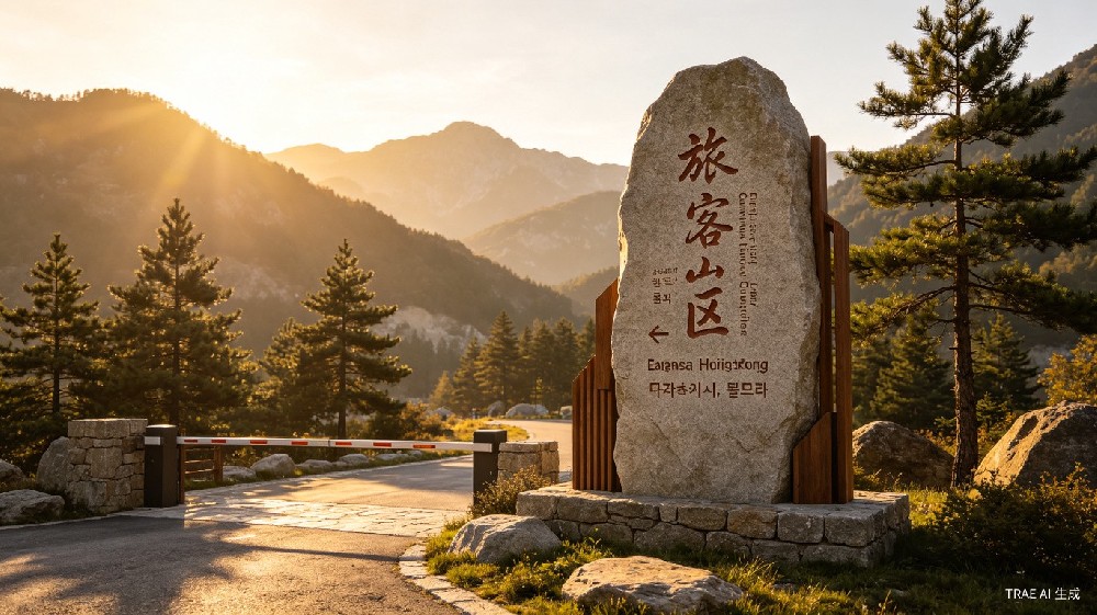 渭南A级景区导视系统问题排查