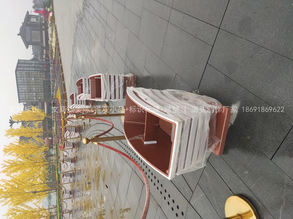 西安花箱护栏交通标识标牌制作实拍