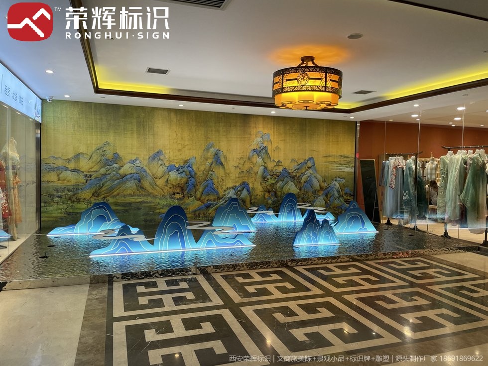 西安永宁门汉服街区美陈打卡装置实拍