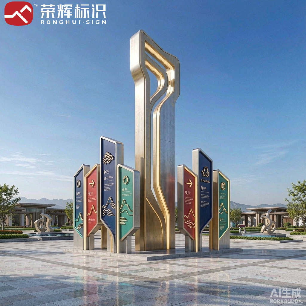 标识标牌设计怎么才算合格？远观造型色彩，近看内容纹样