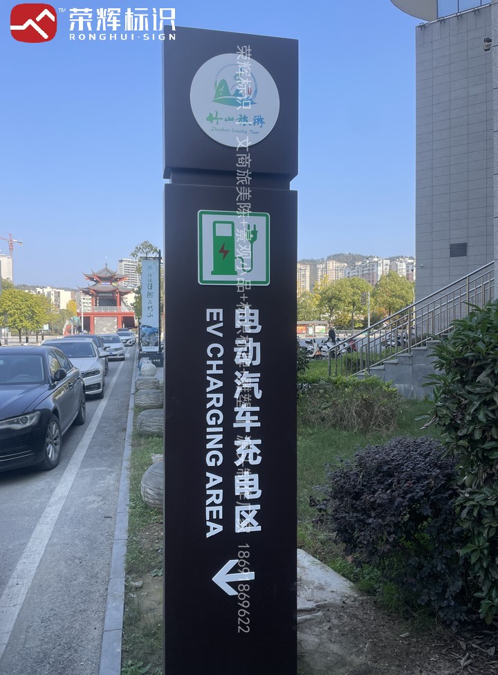 文旅项目全域导视牌落地实景