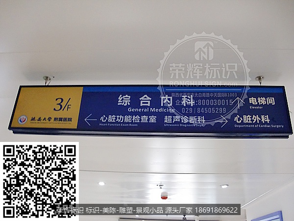 吊牌灯箱,楼层指示